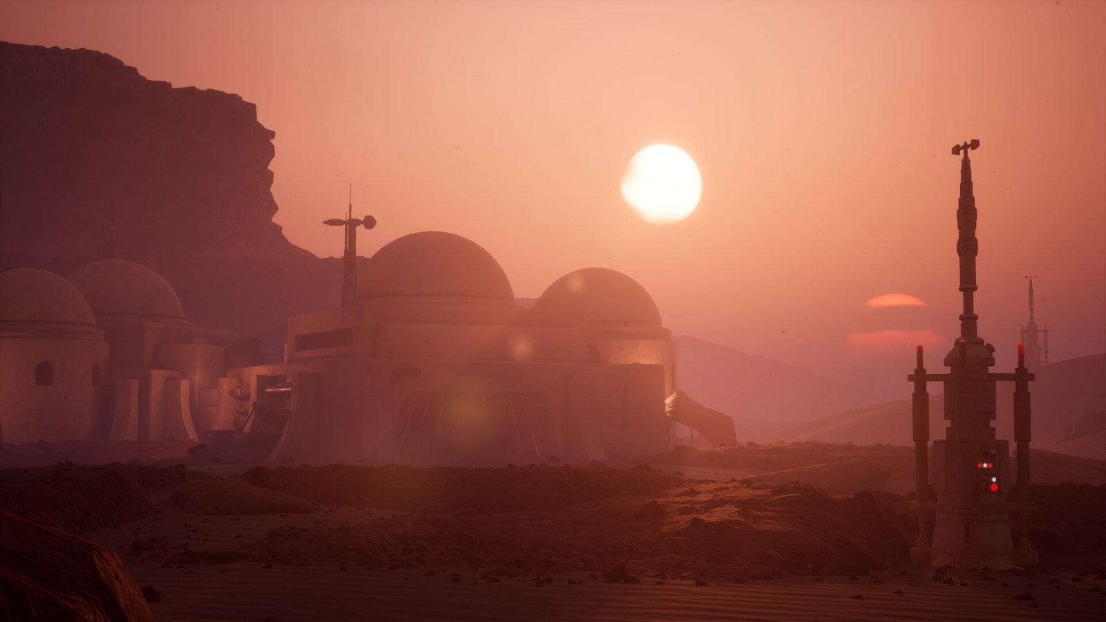 Star Wars Tatooine 3D environment