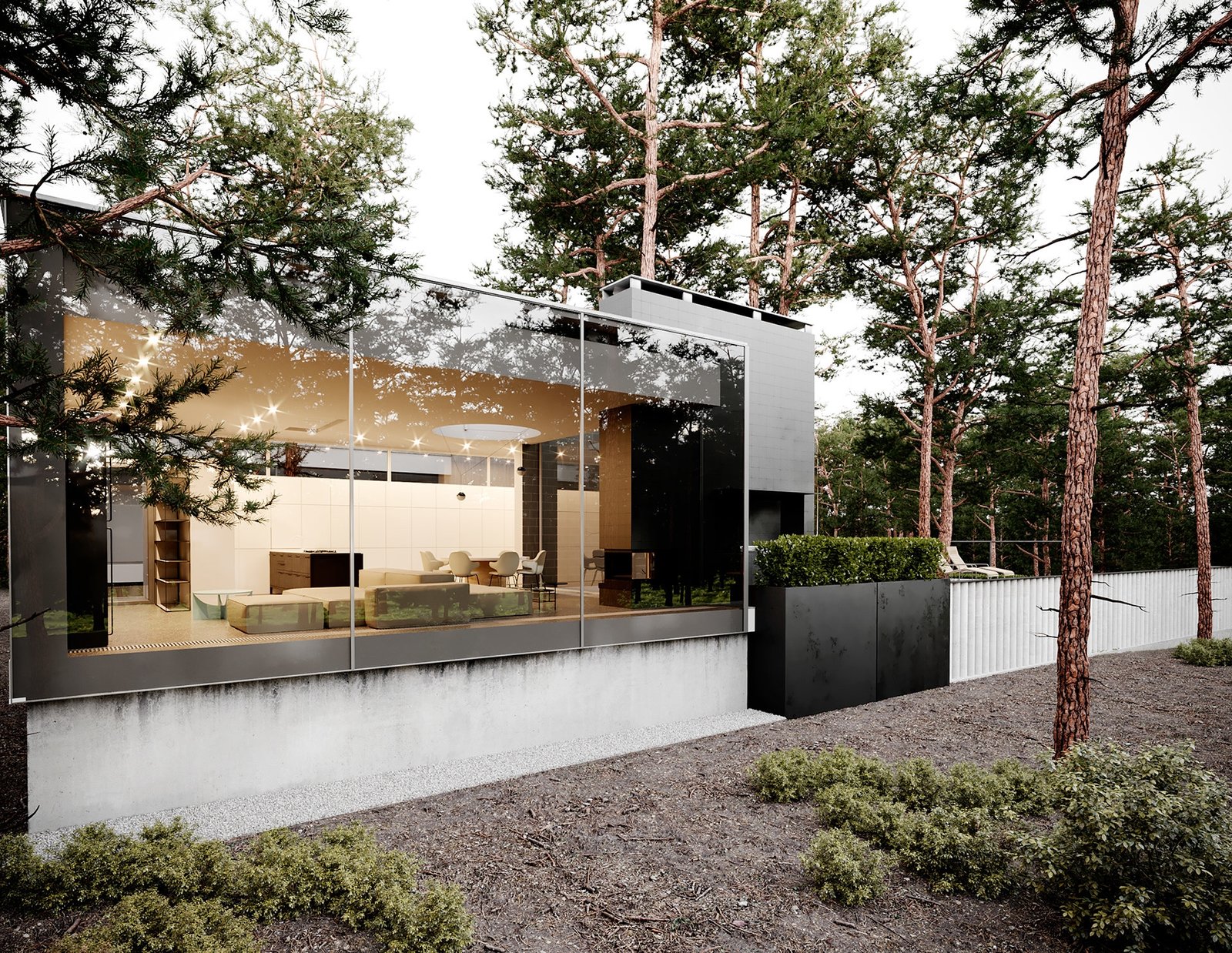 The House above an old road